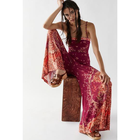 Free People Astrid Jumpsuit Multicolor Size M